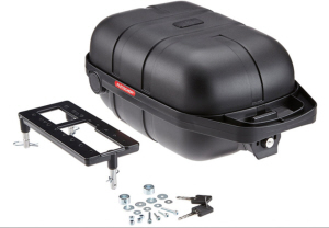 Pletscher Fahrradkoffer inkl. Adapter Box abschliessbar 430x240x190 mm schwarz